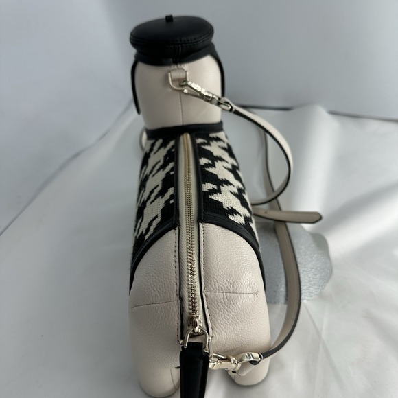 RARE New Kate Spade Claude Dachshund Dog Houndstooth Crossbody Puppy Purse - Picture 5 of 16